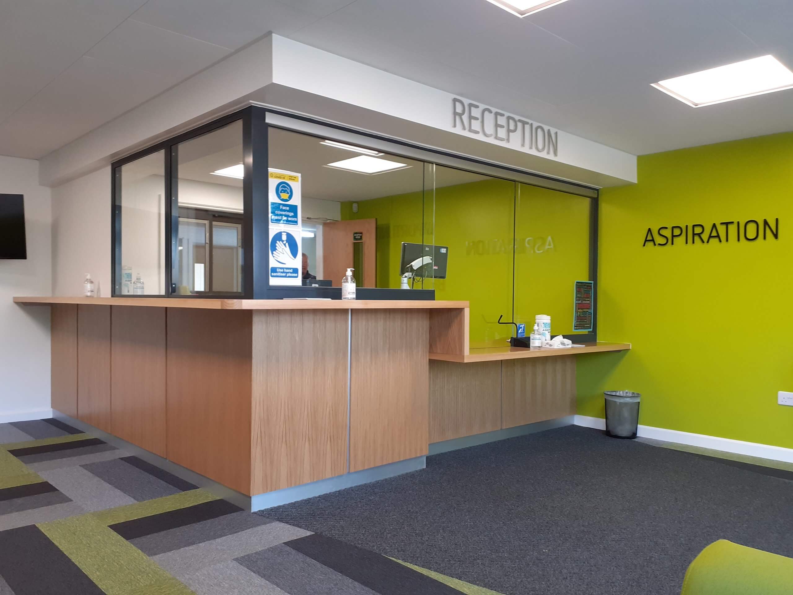 Wootton Upper School Reception Wootton Upper School Reception